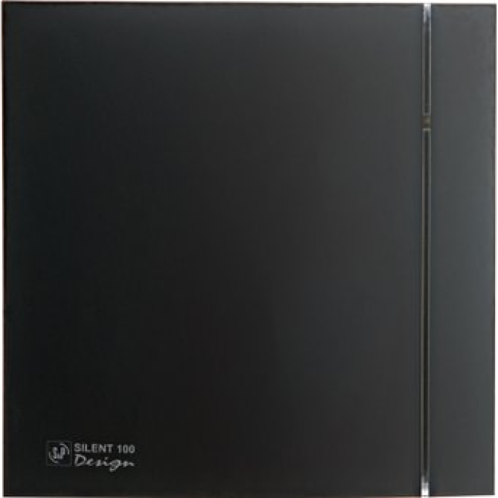 Осевой вентилятор Soler&Palau Silent-100 CHZ Matt Black Design 5210402300-011000