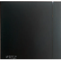 Вытяжной вентилятор Soler&Palau Silent-100 CZ Matt Black Design - 4C 5210007700