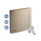 Вытяжной вентилятор Soler&Palau Silent-100 CZ Champagne Design Swarovski [5210622500]