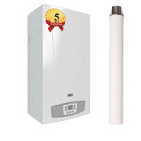 Традиционный газовый котел Baxi ECO-4s 18F с дымоходом в комплекте