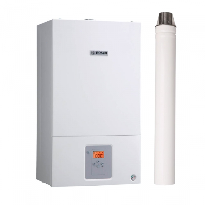 Традиционный газовый котёл Bosch GAZ 6000 W WBN 35 CRN в комплекте с дымоходом